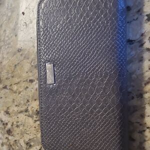 Elegant Gray Phone Wallet Case